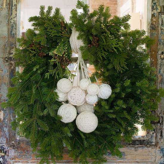 schoenstricken.de | diy / Weihnachtskränze basteln