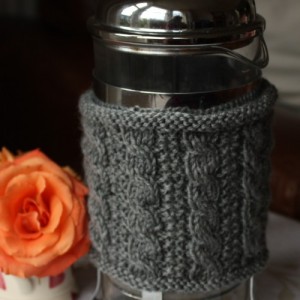 Kaffeekannen-Wärmer gestrickt
