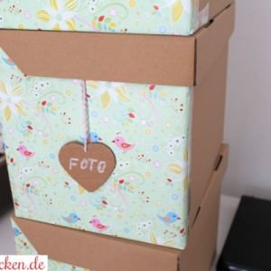 diy / Low Budget: Bunte Ordnungs-Boxen basteln 