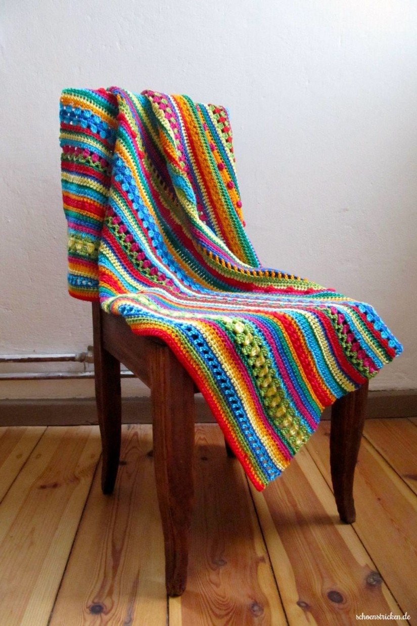 Crochet Along Babydecke Teil 10 Reihe 11 Ende - schoenstricken.de