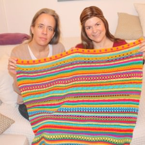 Crochet Along Regenbogen Babydecke Teil 10