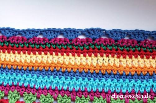 Crochet Along Babydecke Teil 11 Reihe 7 - schoenstricken.de