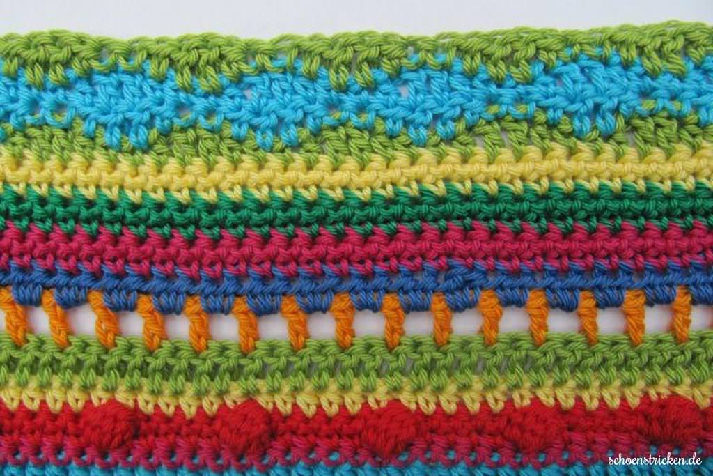 Teil 6 Reihe 11 crochet along Babydecke - schoenstricken.de