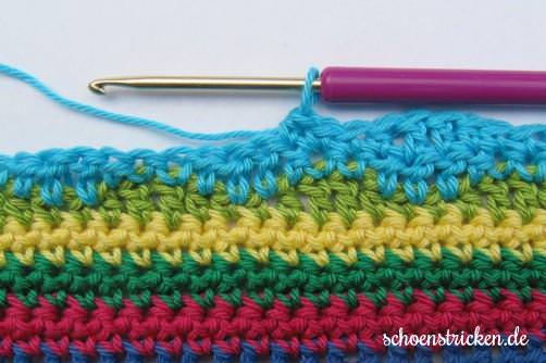 Teil 6 Reihe 10 crochet along Babydecke - schoenstricken.de