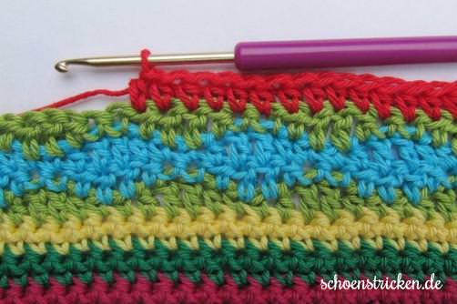 Teil 7 Reihe 1 crochet along - schoenstricken.de