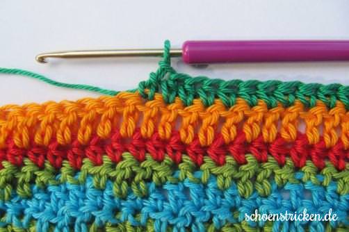 Teil 7 Reihe 3 crochet along - schoenstricken.de