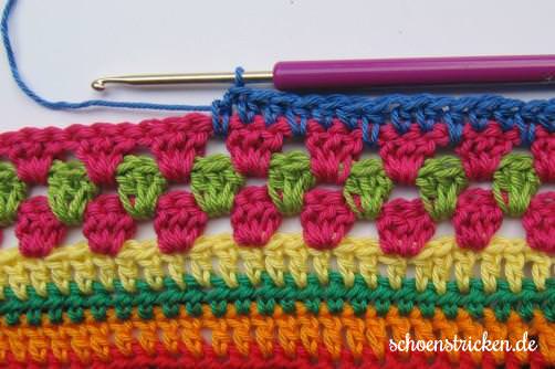 Teil 7 Reihe 8 crochet along - schoenstricken.de