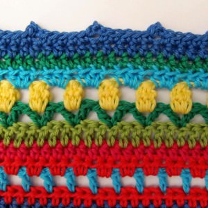 Crochet Along Regenbogen Babydecke Teil 13