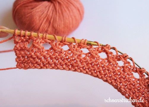 Schoenstricken De Fruhlingsschal Knitalong Teil 1