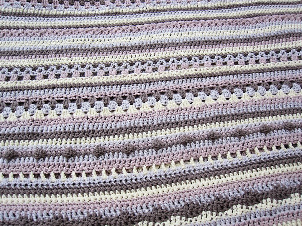 Crochetalong Decke mit Baumwolle KREUZBERG 1 schoenstricken.de
