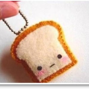 diy Einen Toast Schlüsselanhänger nähen