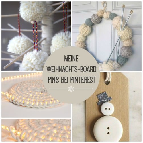 Meine Weihnachts Bord Pins bei Pinterest schoenstricken.de