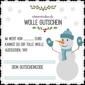 Es gibt ab sofort Woll-Gutscheine