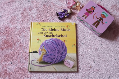 Die kleine Maus und der lila Schal Kinderbuch schoenstricken.de