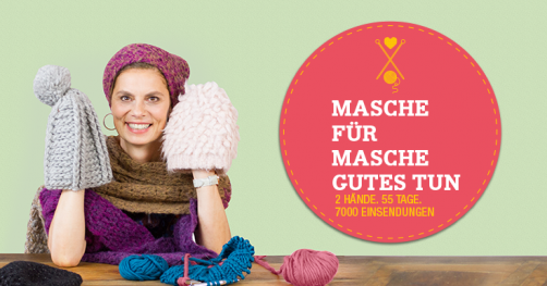 Sarah Wiener Stricken für den guten Zweck schoenstricken.de