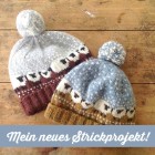 Bablee Hat Mütze mit Schafen stricken 1 schoenstricken.de