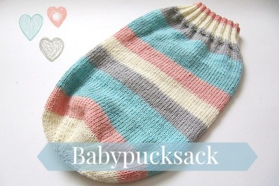 Babypucksack stricken 0 schoenstricken.de