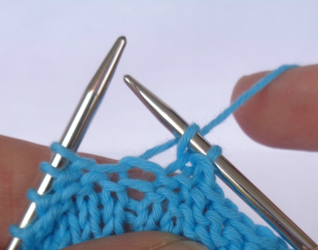 Schne Stricken Maschen Abketten Bild