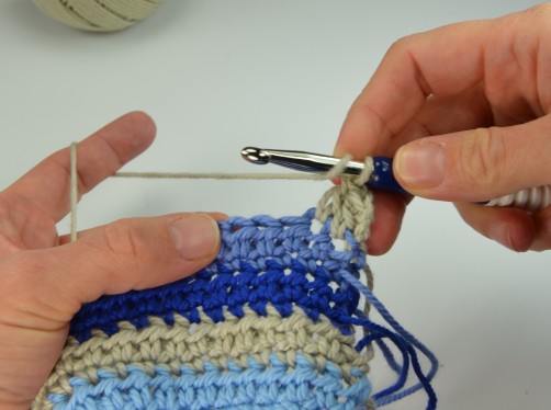 schoenstricken Crochet Along Kuscheldecke Muster 1i