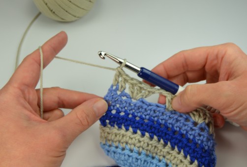 schoenstricken Crochet Along Kuscheldecke Muster 1o