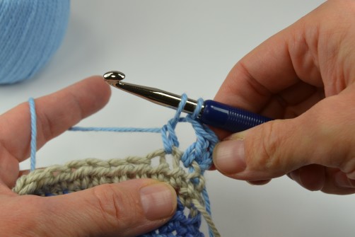 schoenstricken Crochet Along Kuscheldecke Muster 2a