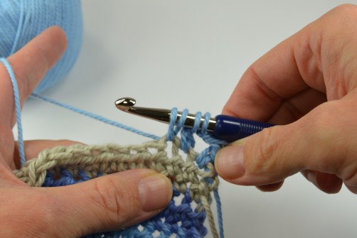schoenstricken Crochet Along Kuscheldecke Muster 2b