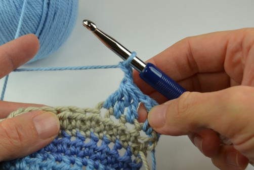 schoenstricken Crochet Along Kuscheldecke Muster 2k