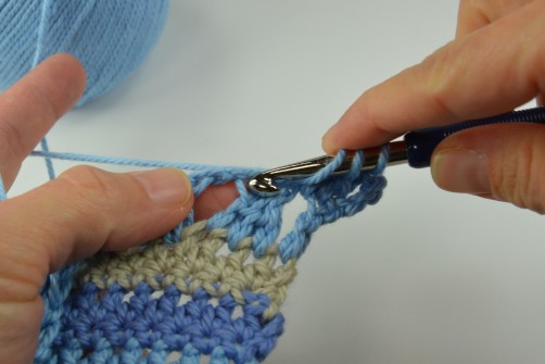 schoenstricken Crochet Along Kuscheldecke Muster 2p