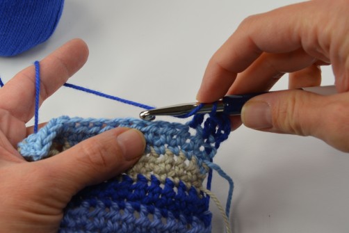 schoenstricken Crochet Along Kuscheldecke Muster 3b