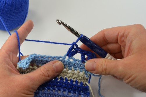 schoenstricken Crochet Along Kuscheldecke Muster 3e