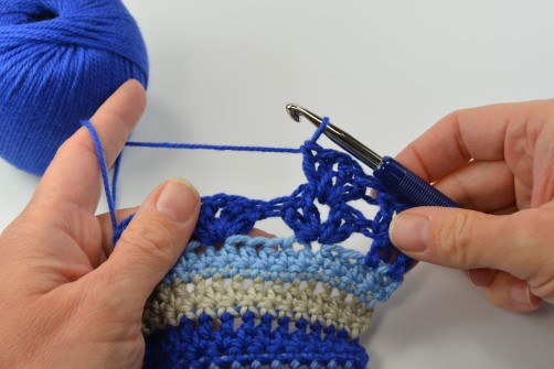 schoenstricken Crochet Along Kuscheldecke Muster 3l